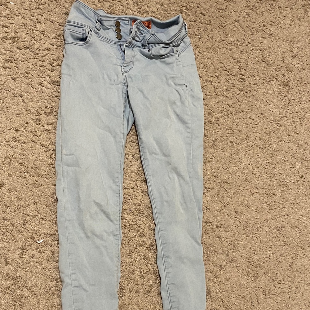 Light blue jeans